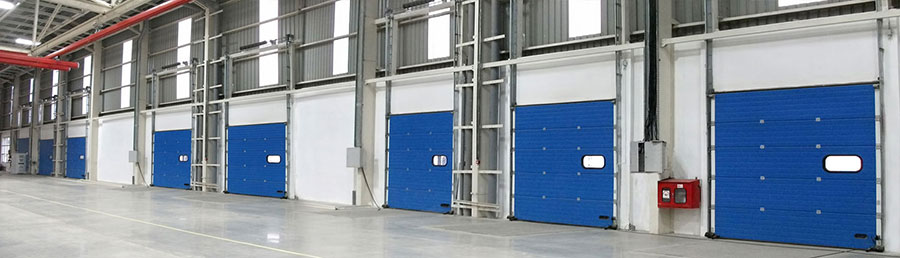 Cửa Panel Trượt Trần mở theo phương thẳng đứng